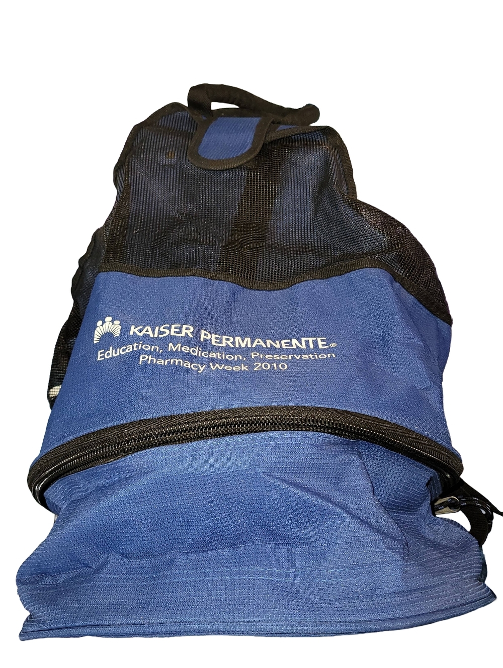 KP Pharmacy Week 2010 Mesh Backpack With Insulated Cooler Bottom